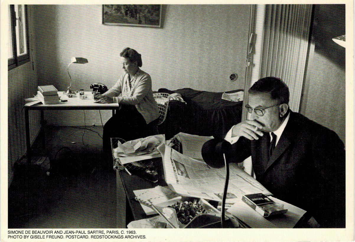 Sartre & de Beauvoir, 1963.