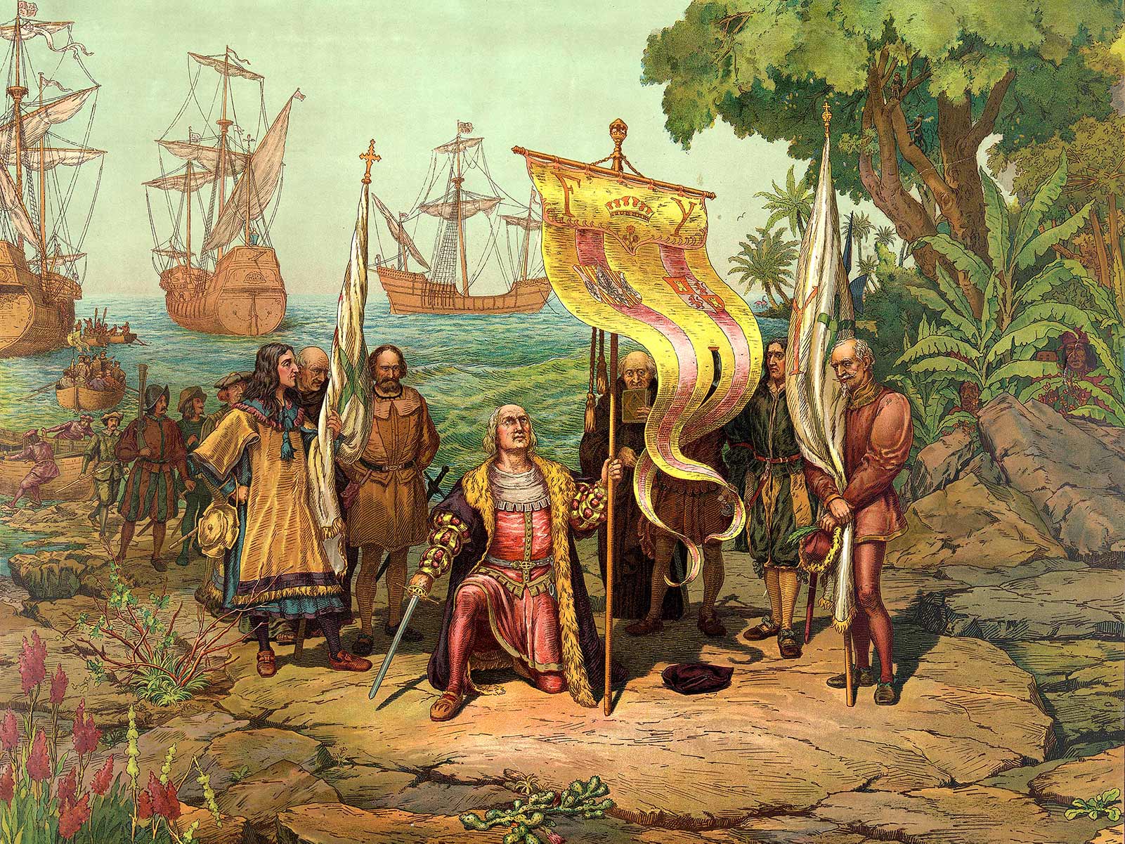 Columbus upptäckte Amerika år 1492. Dock hade vikingarna varit där tidigare, för att inte nämna urinvånarna.